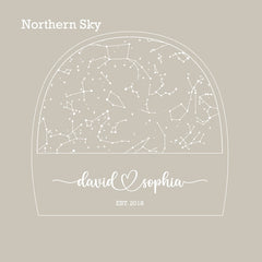 Custom Star Map Nightlight, Personalized Constellation Night light With Name, Bedroom Night Light, Anniversary Gift, Home Decor