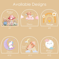 Baby Night Light, Cute Animal Night Light, Personalized Night Light, Custom Night Light, Baby Girl Gift, Animal Night Light, Gift For Kids