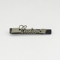 Personalized Cufflinks and Tie Clip Set, Custom Monogram Engraved Wedding Accessories, Groomsmen Gift for Him