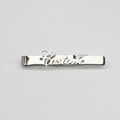 Personalized Cufflinks and Tie Clip Set, Custom Monogram Engraved Wedding Accessories, Groomsmen Gift for Him
