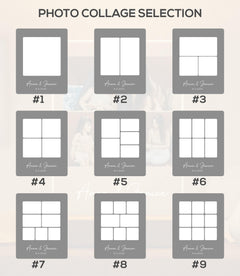 Personalized Night Lamp Photo Plaque, Custom Collage Picture 15x20cm Acrylic Stand, UV-Print, Mother's Day Gifts, Couple Gifts,