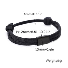 Personalised Paracord Name Bracelet, Custom Engraved Black Rope Bracelet with Silver Bead, Christian Symbol, Baptism Communion Birthday Gift