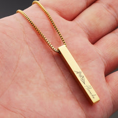 Custom Bar Name Necklace with Birth Flower, Engraved Bar Necklace, Personalized Gift, Gift for Mom, Bridesmaid Gift, Anniversary Gift